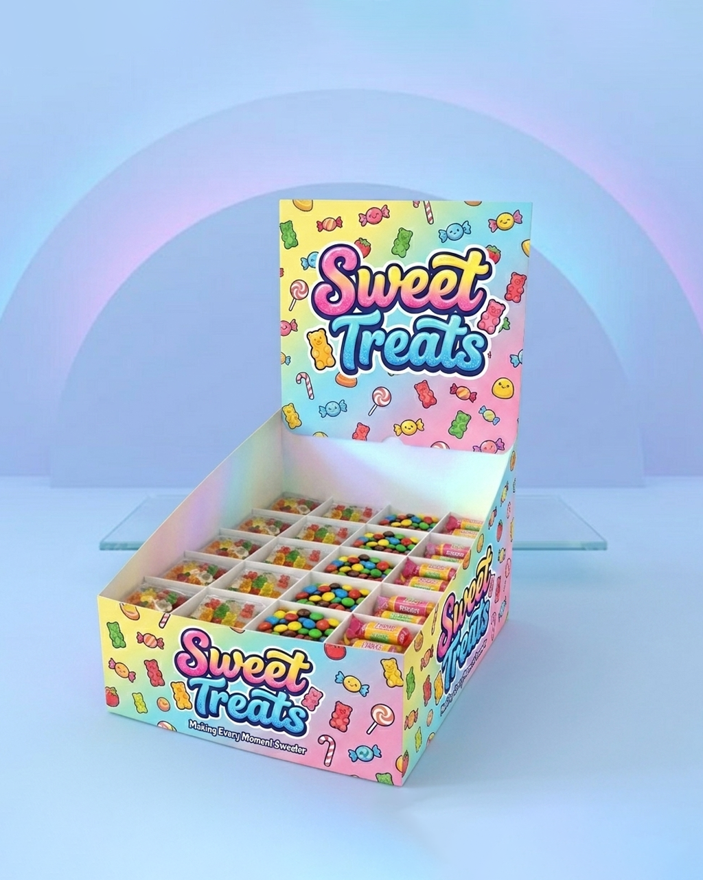Custom Pre Roll Joint Tube Display Boxes - 24 Pack