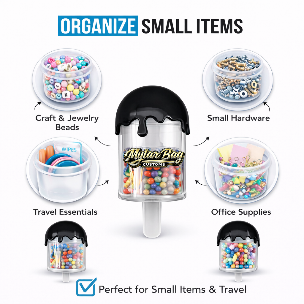 10 Pack Popsicle Style Premium Storage Organizers (2" x 4.25") – Assorted Designs