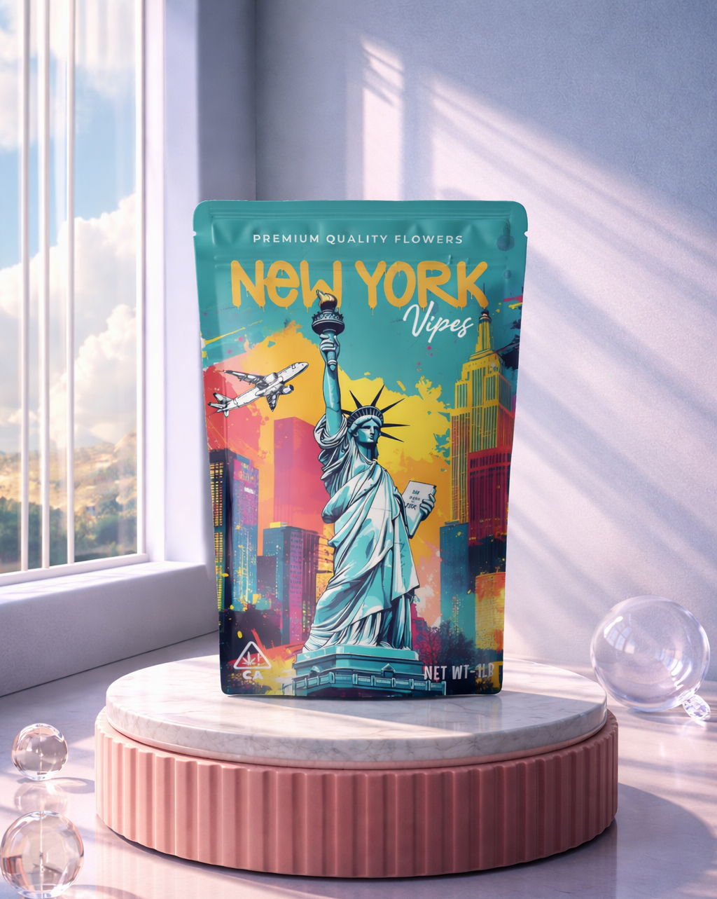 Custom Printed 10x12" Mylar Bags (1/2 Lb)