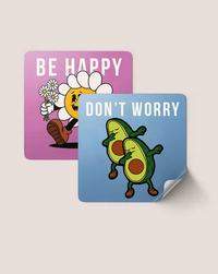 Custom Rectangle Sticker Labels