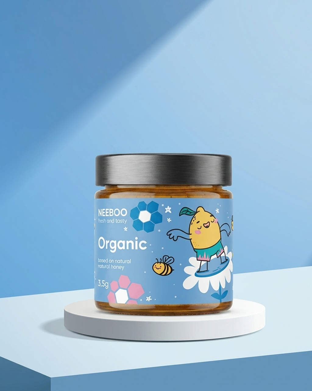 Custom Labeled Plastic PET Jars - 60ml (1/8)