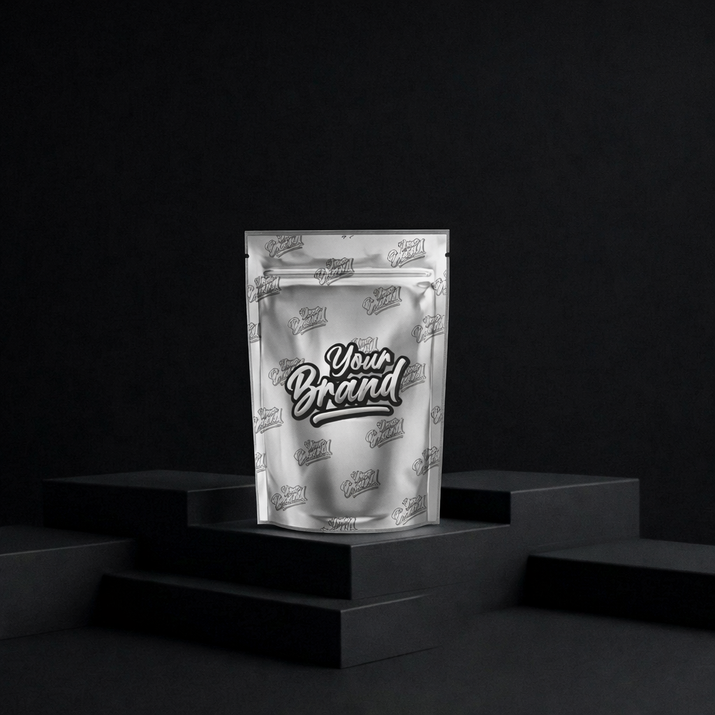 Custom Labeled 8x10" Mylar Bags (1/4 Lb)