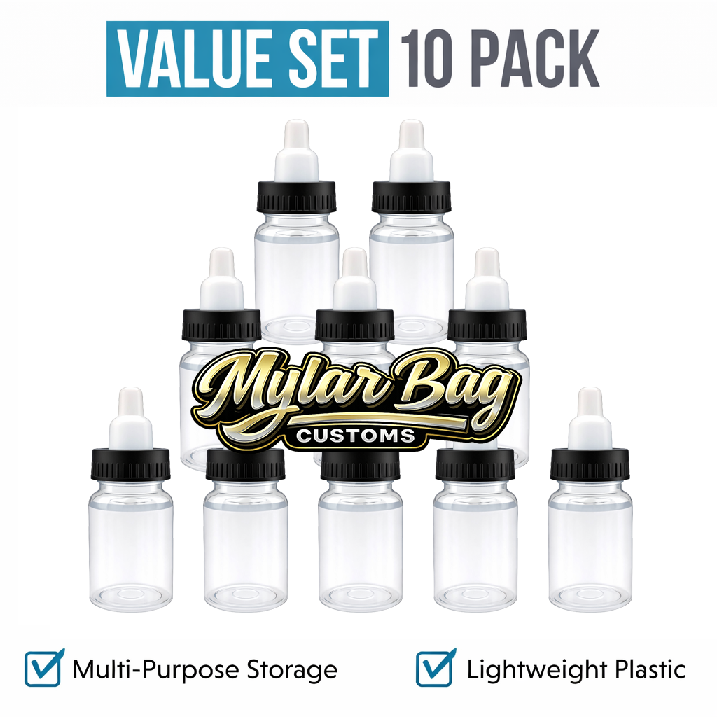10 Pack Baby Bottle Style Premium Storage Organizers (1.5" x 1.75") – Assorted Designs