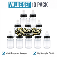 10 Pack Baby Bottle Style Premium Storage Organizers (1.5" x 1.75") – Assorted Designs