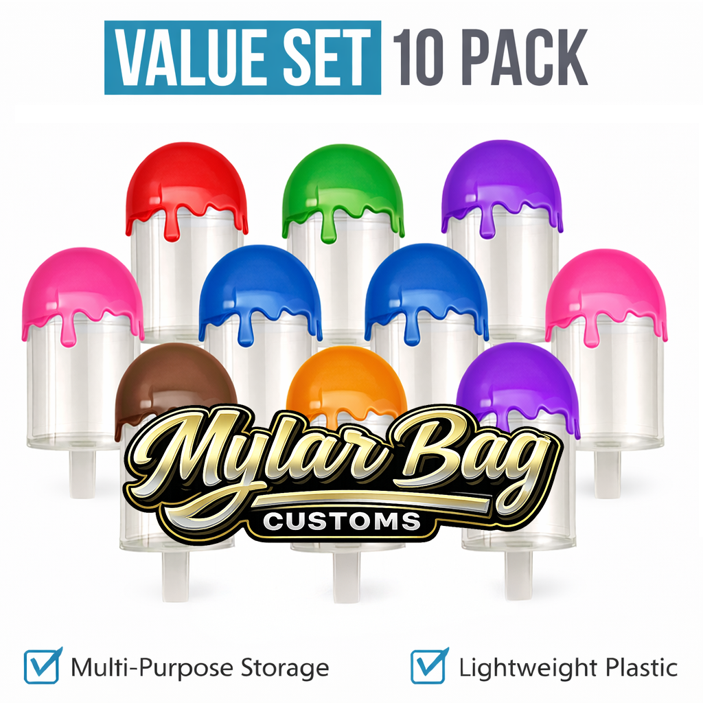 10 Pack Popsicle Style Premium Storage Organizers (2" x 4.25") – Assorted Designs