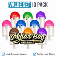 10 Pack Popsicle Style Premium Storage Organizers (2" x 4.25") – Assorted Designs