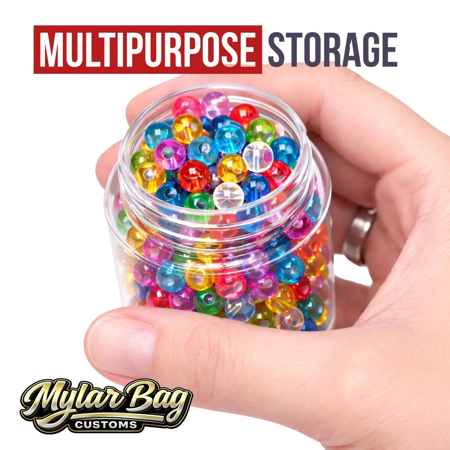 12 Pack Soda Can Style Premium Storage Organizers with Lids (1.5" x 3") – Assorted Designs
