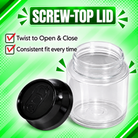 12 Pack Soda Can Style Premium Storage Organizers with Lids (1.5" x 3") – Assorted Designs