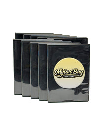 10 Pack DVD Case & Premium Foil Storage Organizer Set (5.5" x 7.5") – Assorted Designs