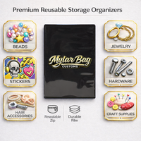 10 Pack DVD Case & Premium Foil Storage Organizer Set (5.5" x 7.5") – Assorted Designs