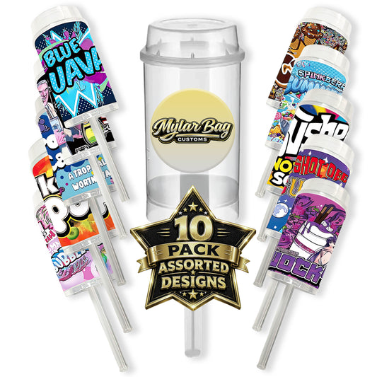 10 Pack Push-Up Style Premium Storage Organizers (1.5" x 3.5") – Assorted Designs