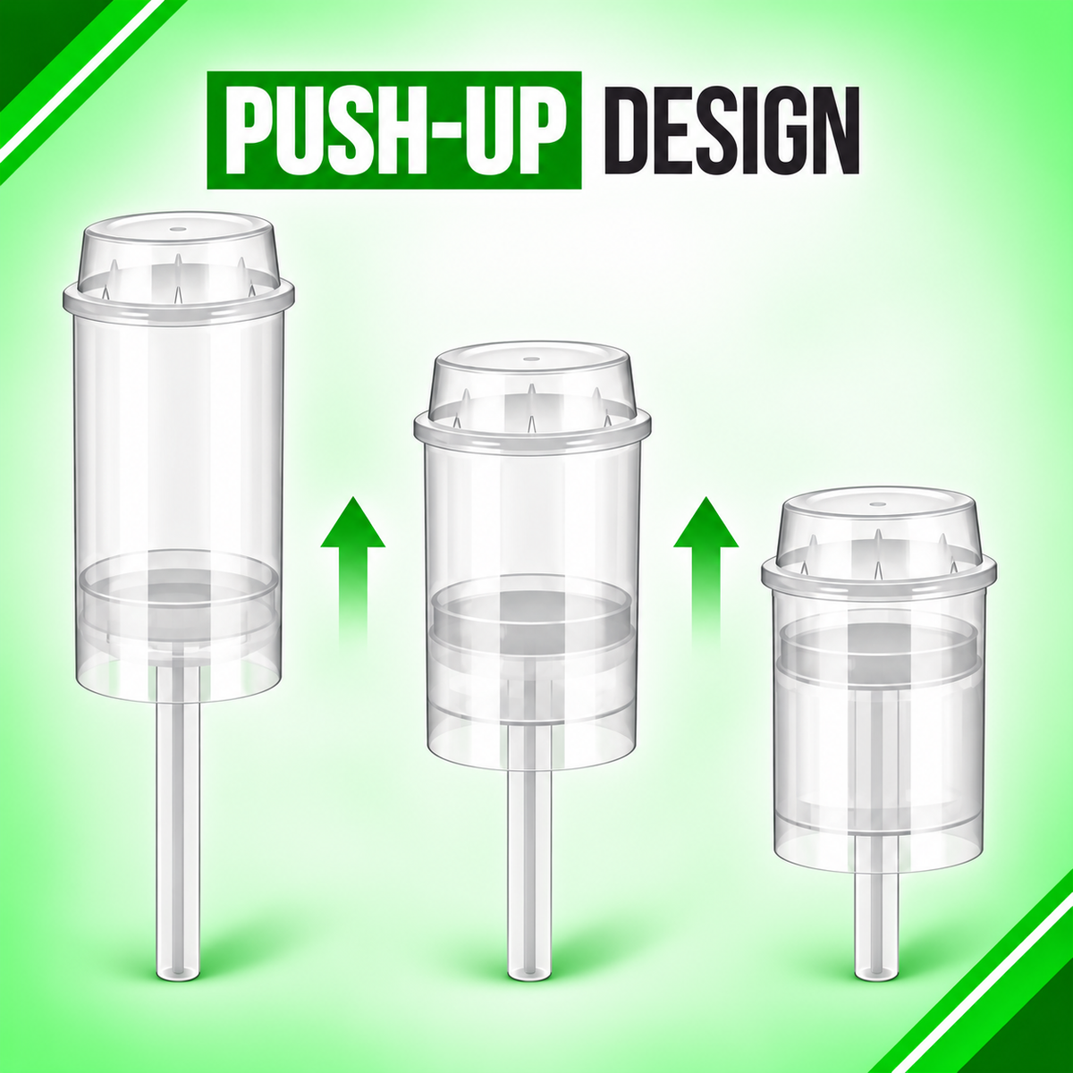 10 Pack Push-Up Style Premium Storage Organizers (1.5" x 3.5") – Assorted Designs